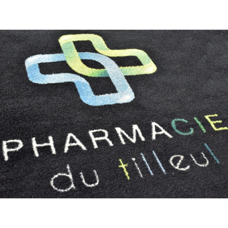 TAPIS LOGO PERSONNALISÉ : Pharmacie du Tilleul